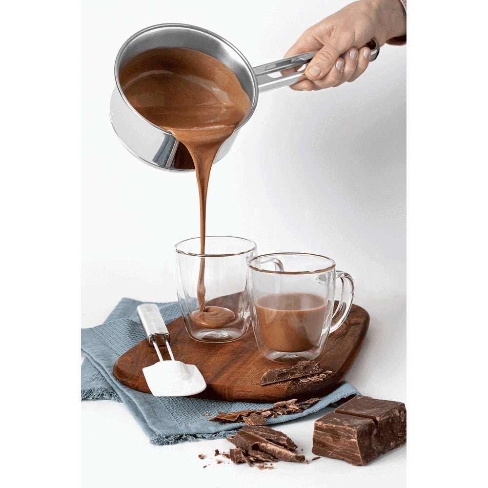 Juego de tazas Tramontina para café y té vidrio doble con asas 2 piezas