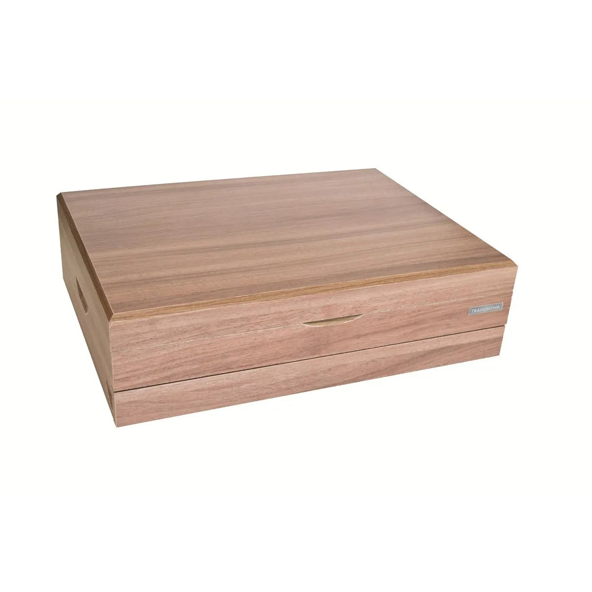 Juego de cubiertos de 130 piezas Tramontina Firenze de acero inoxidable con cuchillos de mesa forjados, terminación brillante