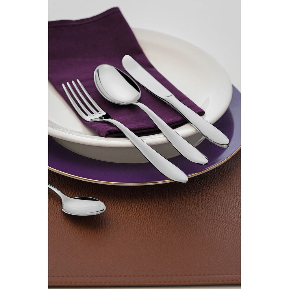 Juego de cubiertos de 42 piezas Tramontina Satri de acero inoxidable con cuchillos de mesa y terminación en alto brillo