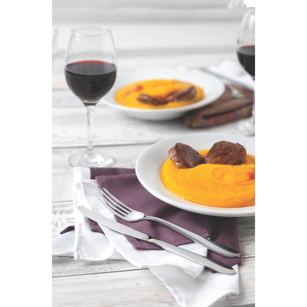 Juego de cubiertos de 42 piezas Tramontina Satri de acero inoxidable con cuchillos de mesa y terminación en alto brillo