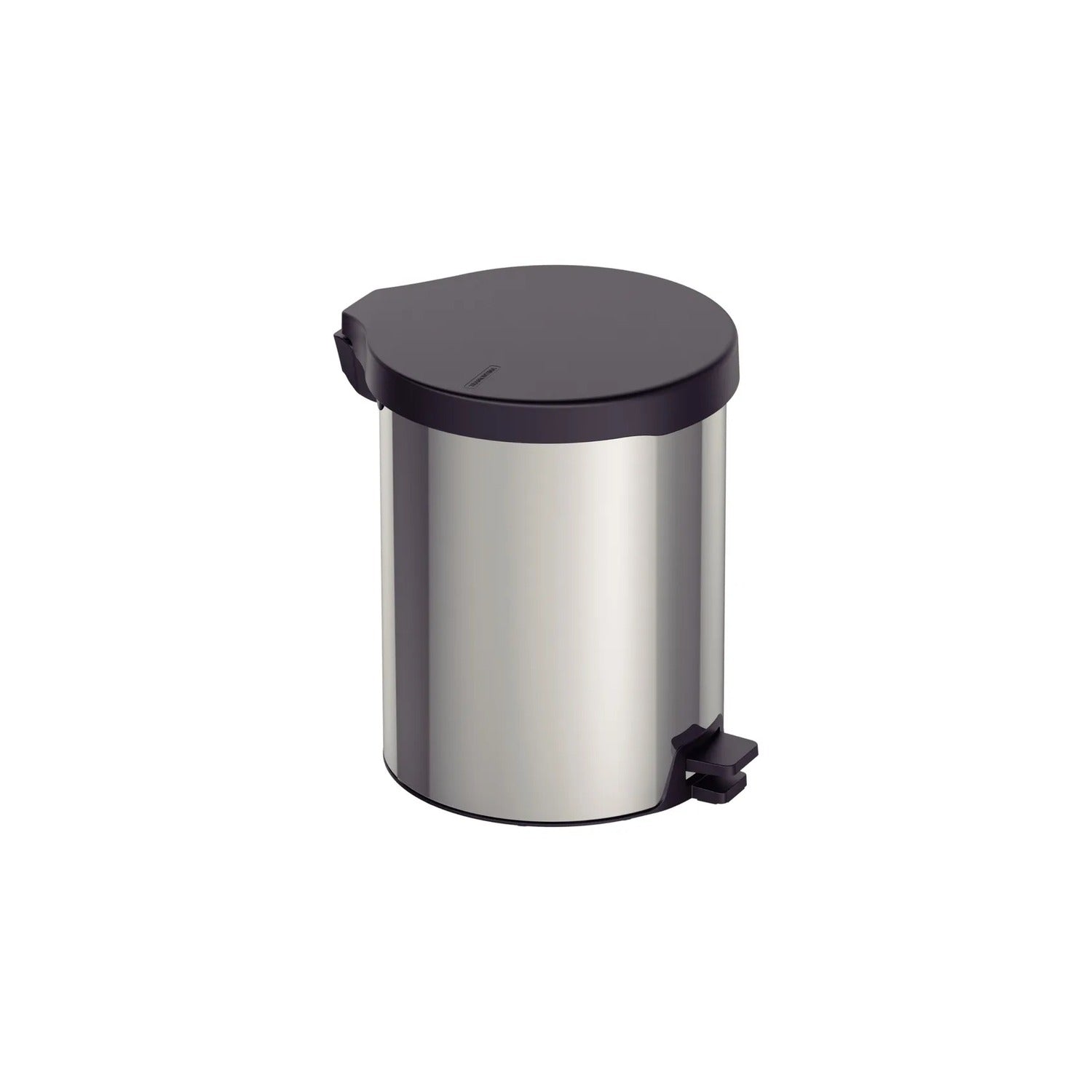Basurero con Pedal New Tramontina 12L Acero Inoxidable Negro