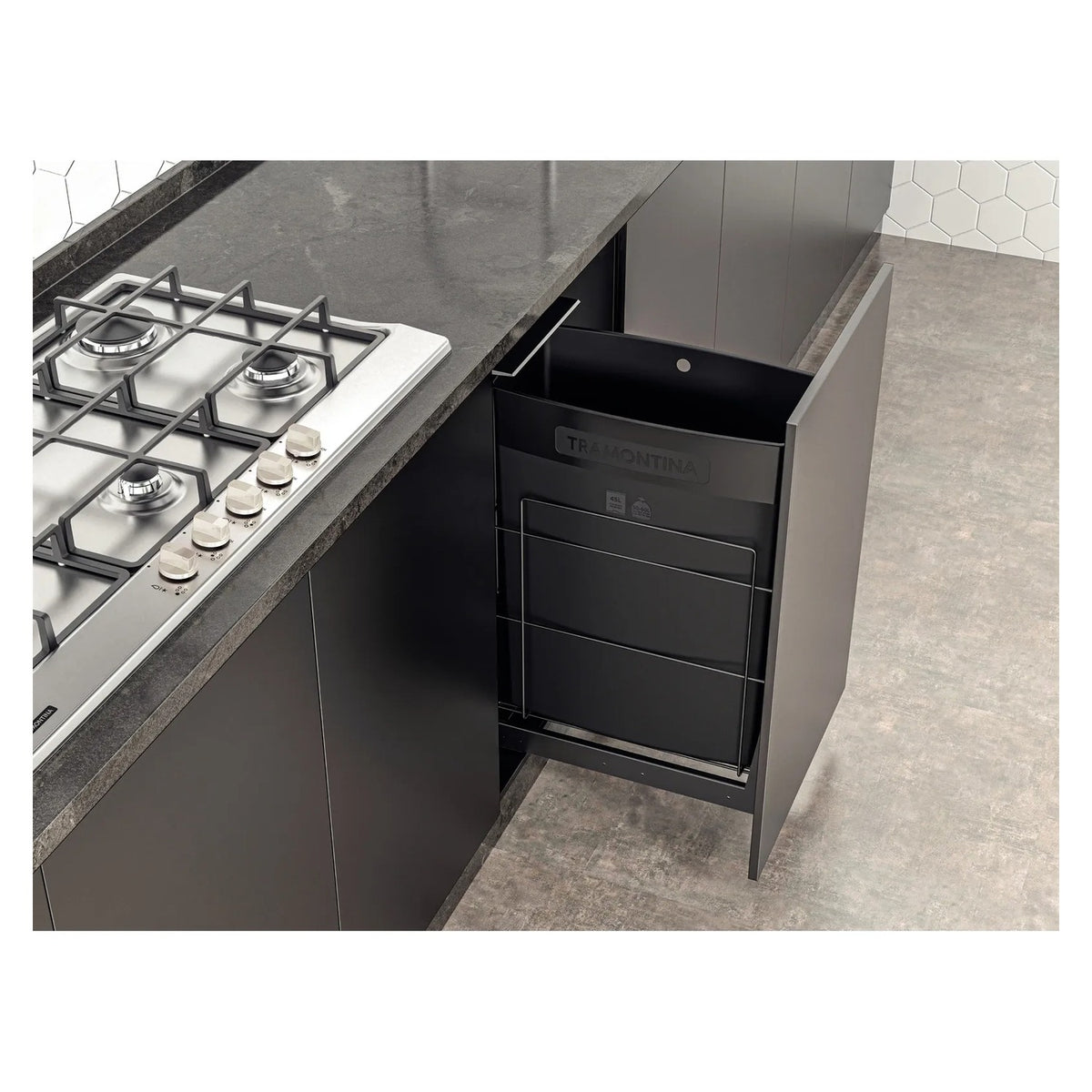 Basurero Deslizante para Mueble Slide 45 L - imagen 3