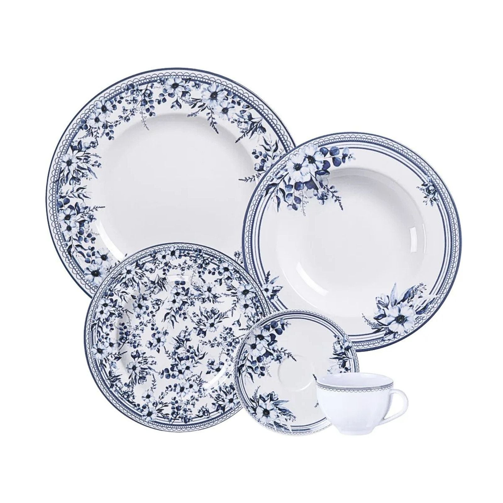 Azzura Tramontina Nix en Porcelana Decorada 20 Piezas