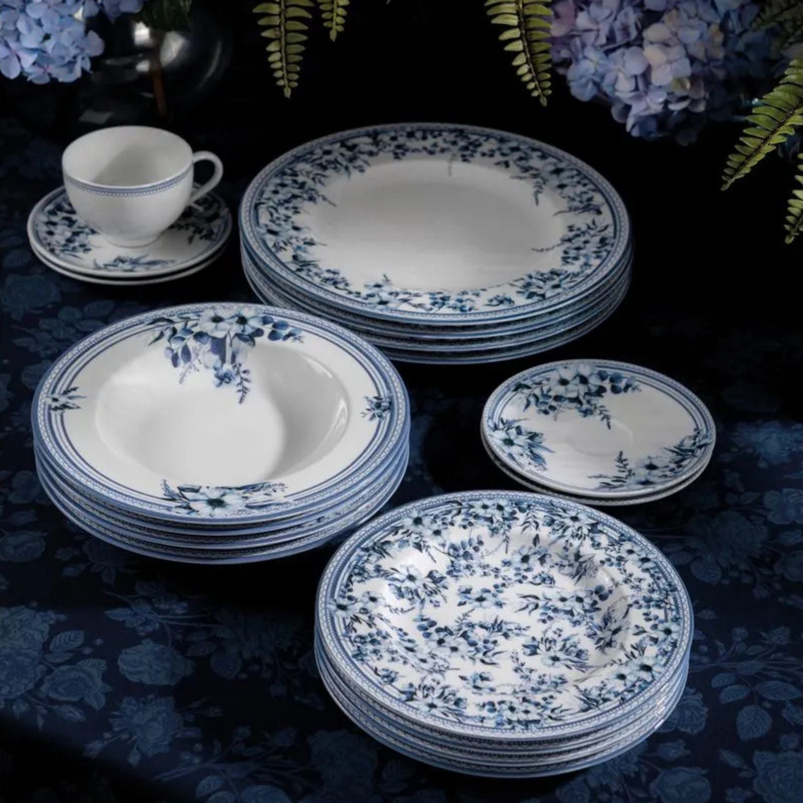 Azzura Tramontina Nix en Porcelana Decorada 20 Piezas