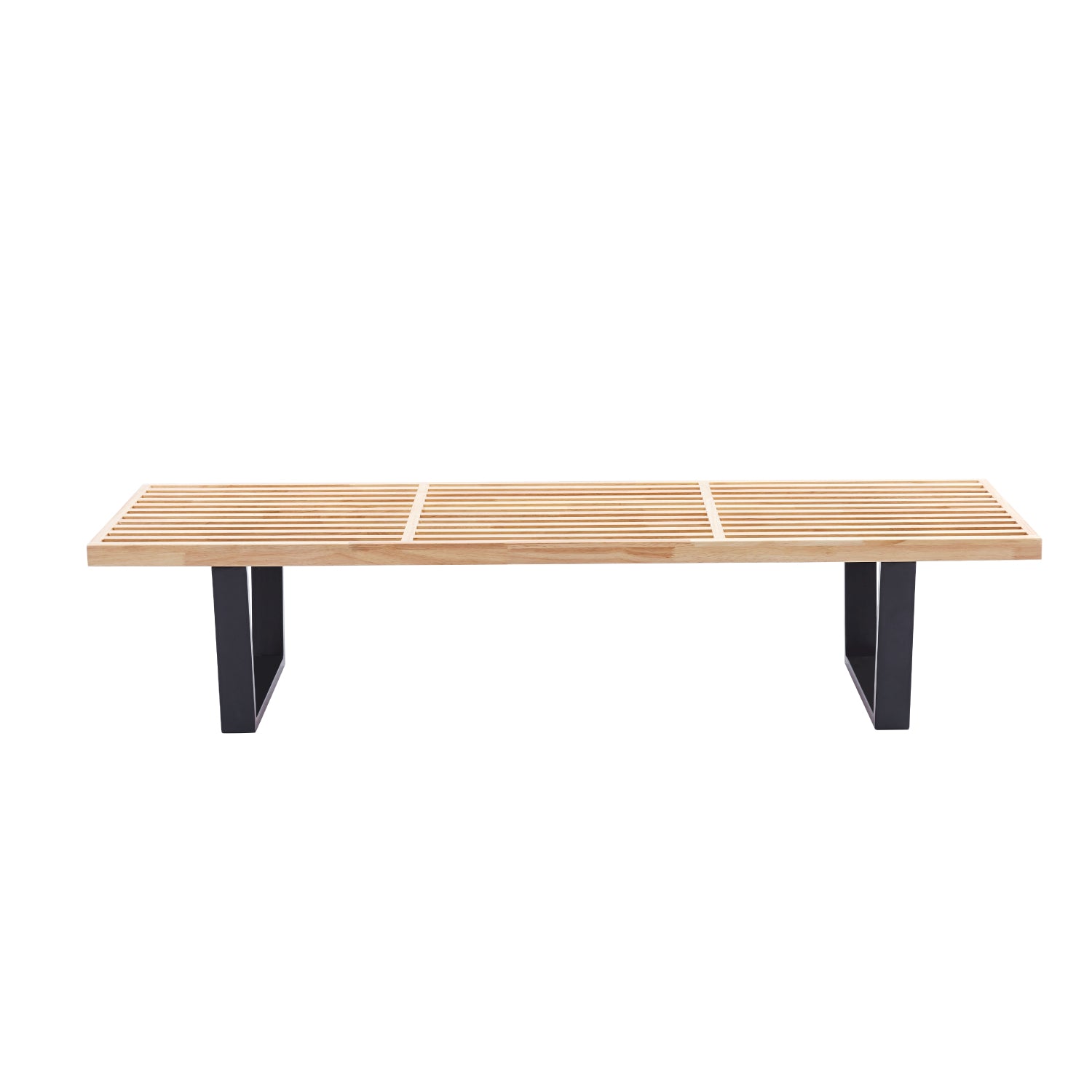 Banqueta de Madera y Metal George Nelson 160cm