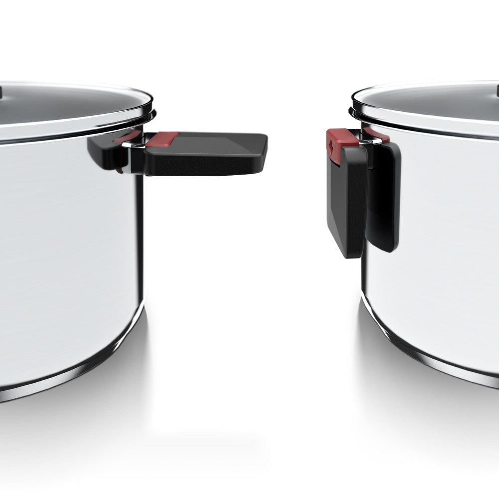 Batería de Cocina 6 Piezas Acero Inoxidable Wolf