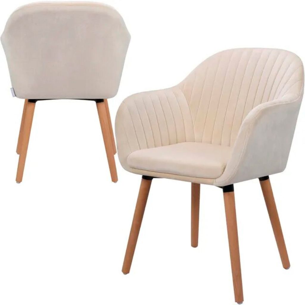 2 Butacas Diamante Beige