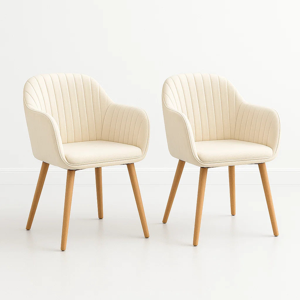 2 Butacas Diamante Beige