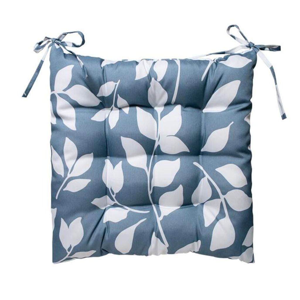 Pack de 2 Cojines para silla 40 cm x 40 cm Prado Azul