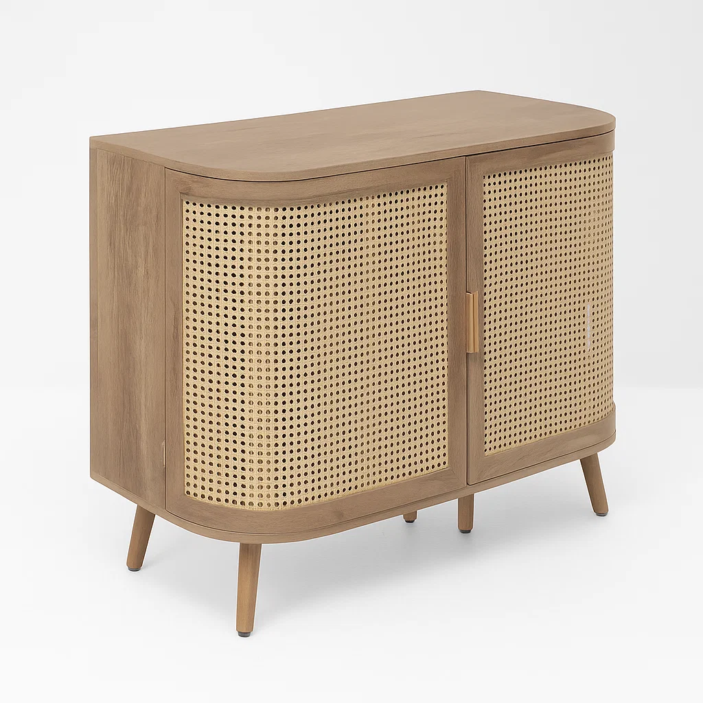 Cómoda Siena Rattan - Natural