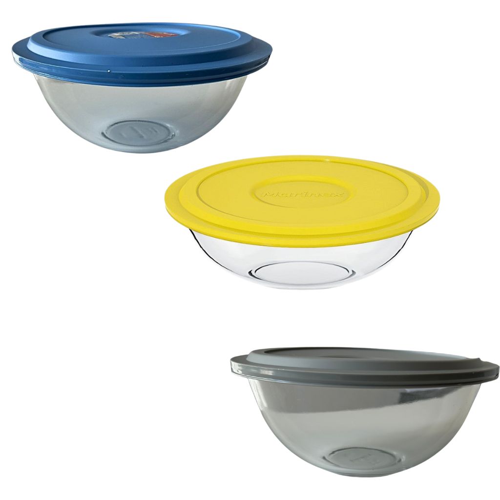 PACK DE 3 Ensaladera BOWL 1,5 Litros Con Tapa