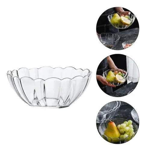 Set de 3 bowls vidrio templado 1 de 3,1 lt 1 de 2 lt 1 de 1 lt