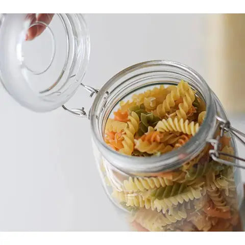 Pack de 3 Frascos con tapa de Vidrio 1,4L Allegra