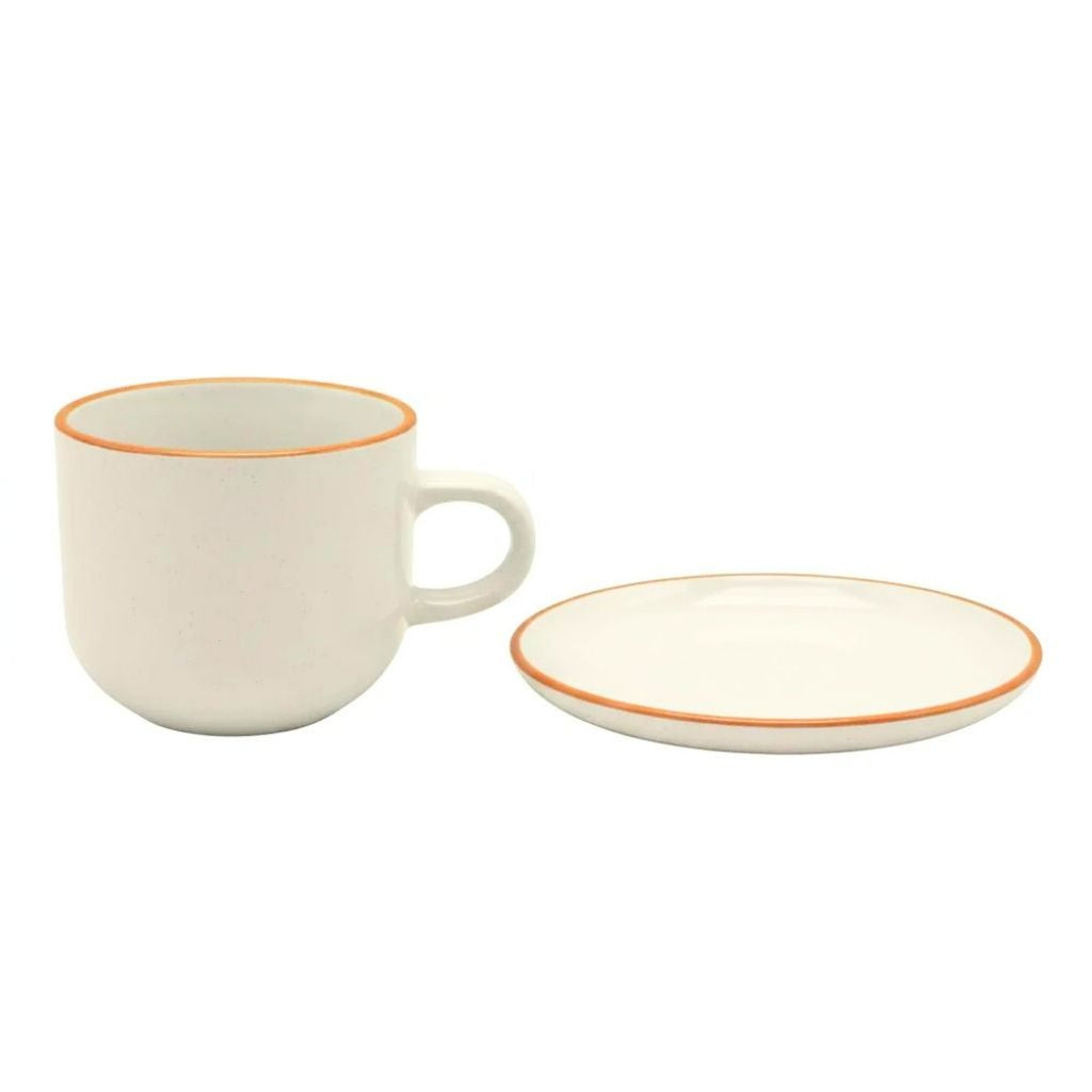 Juego de Té Aryna Hallen 12 Piezas Beige 200 ml