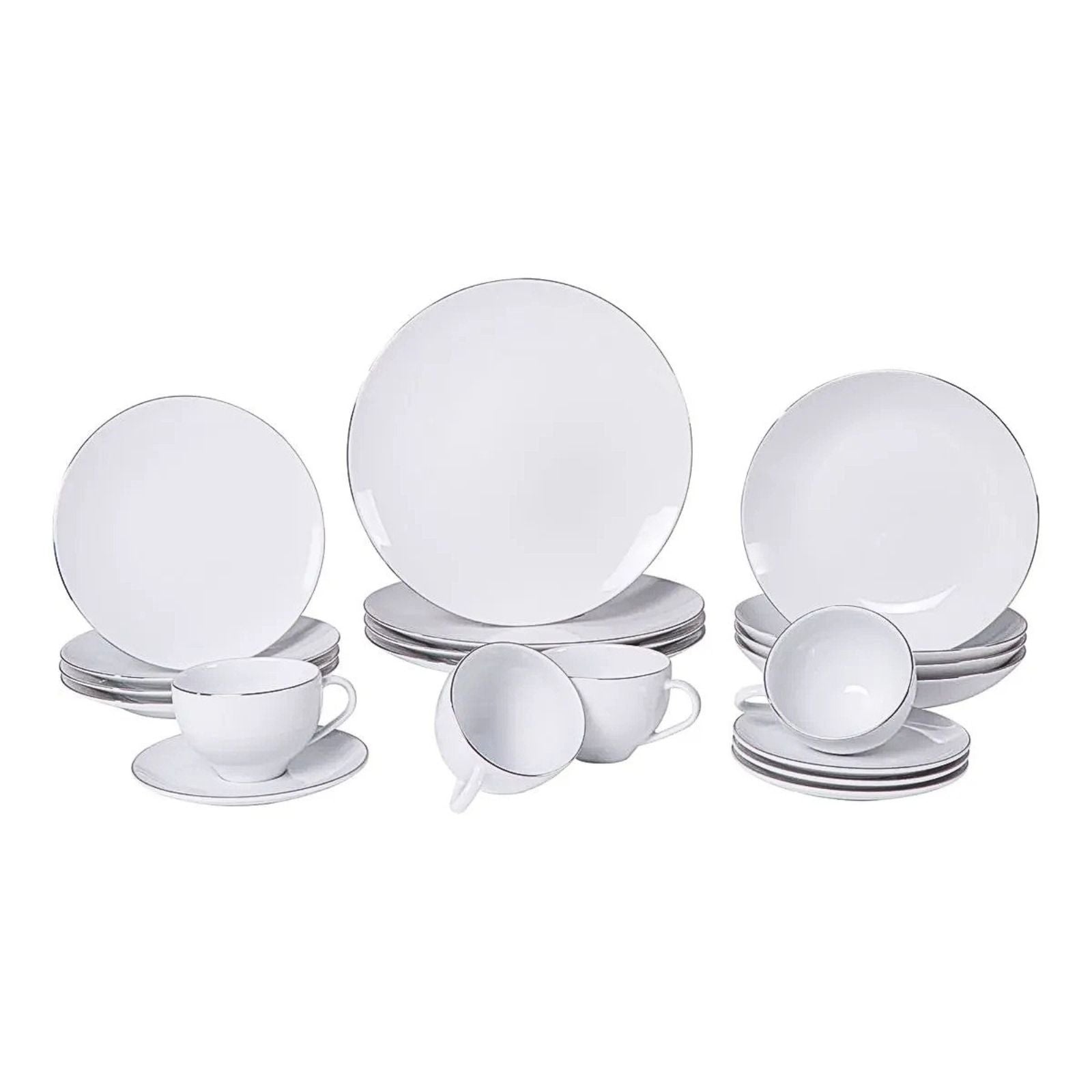 Juego de Vajilla Tramontina Atena en Porcelana 20 Piezas