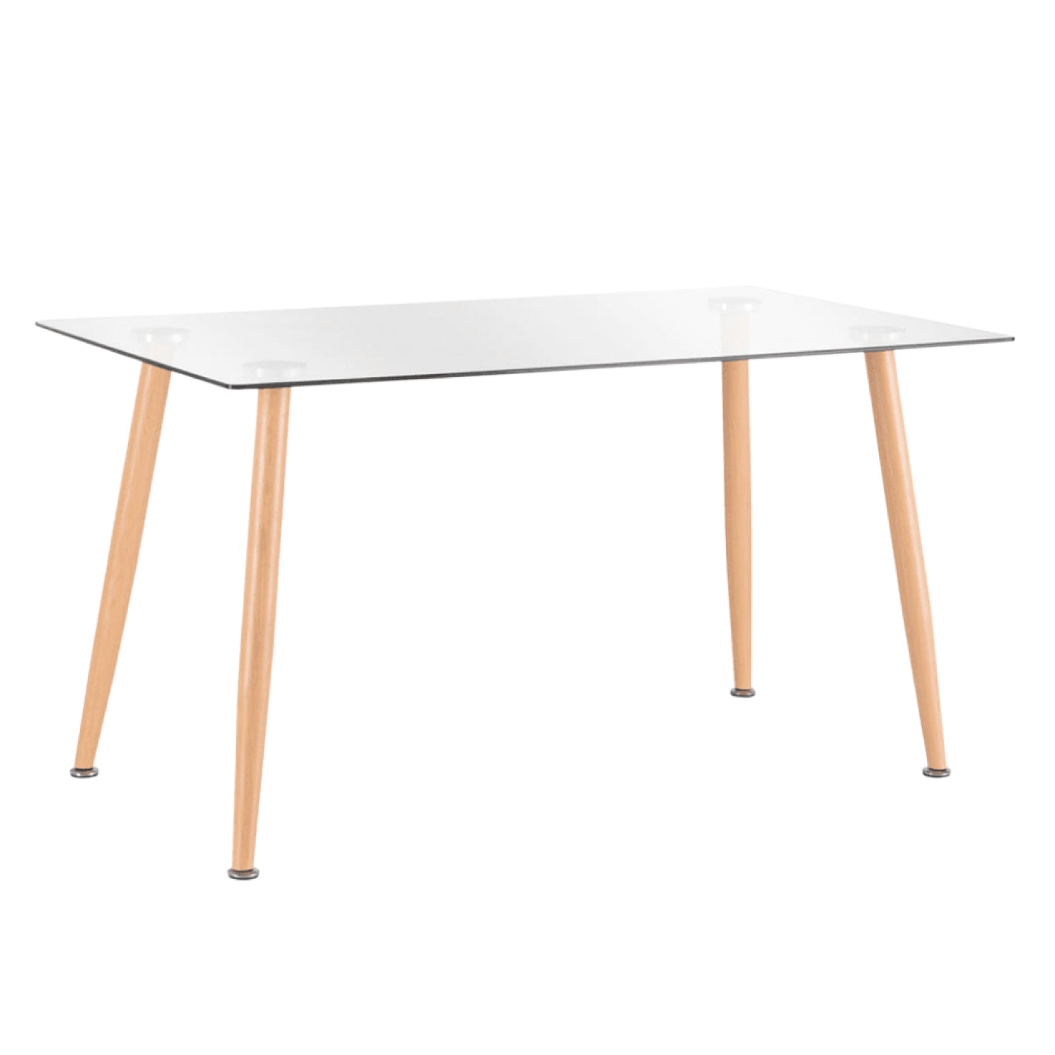 Mesa de Comedor Vidrio Rectangular 120x80