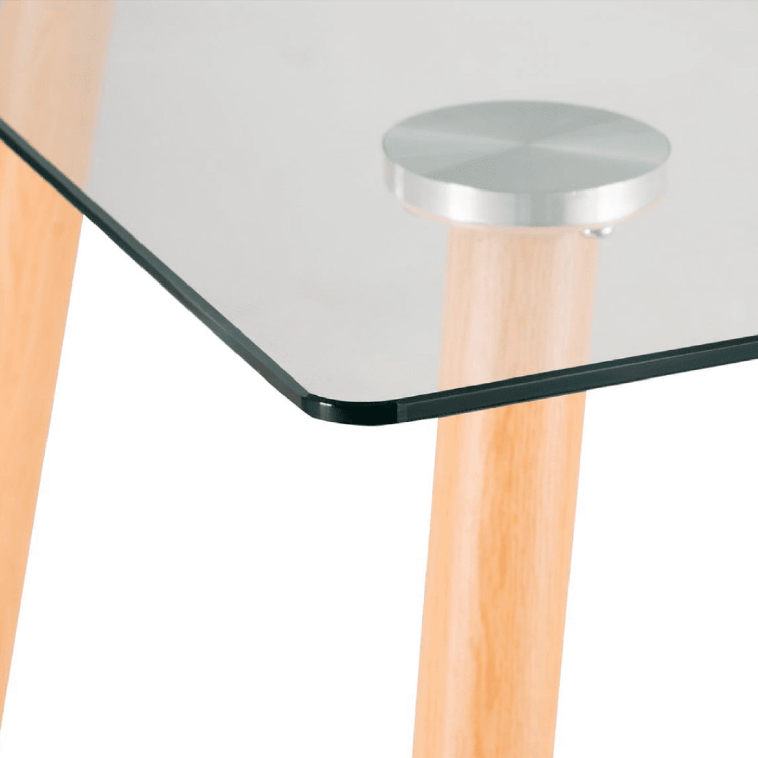 Mesa de Comedor Vidrio Rectangular 120x80