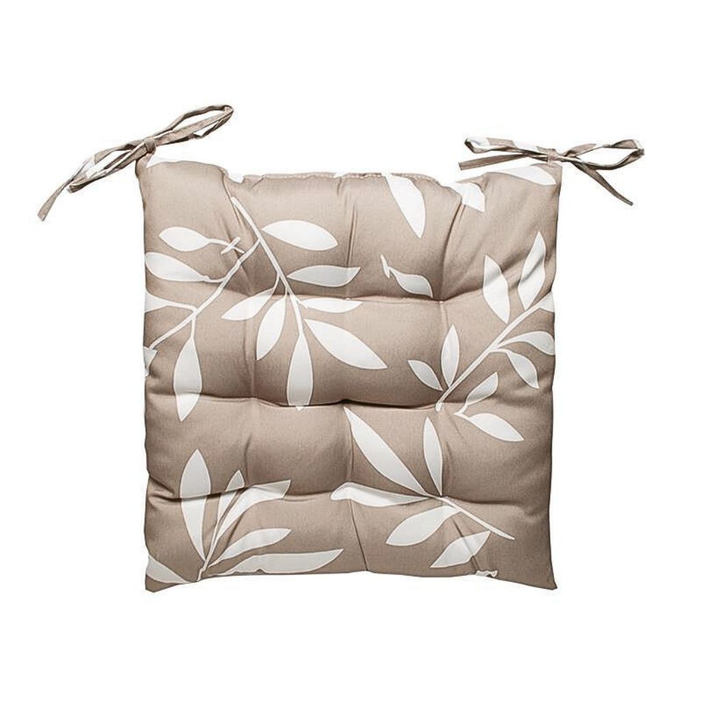 Pack de 2 Cojines para silla 40 cm x 40 cm Prado beige