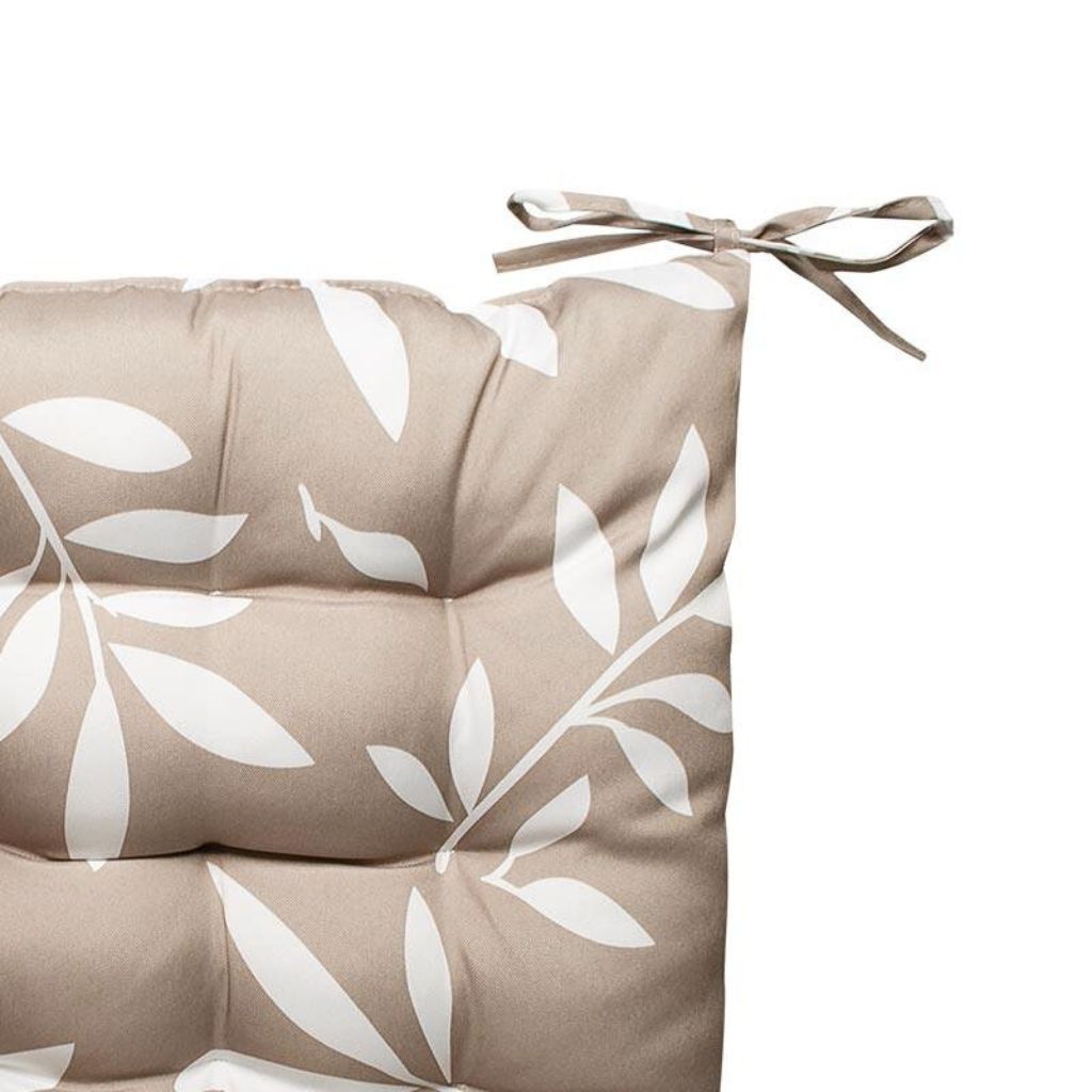 Pack de 2 Cojines para silla 40 cm x 40 cm Prado beige