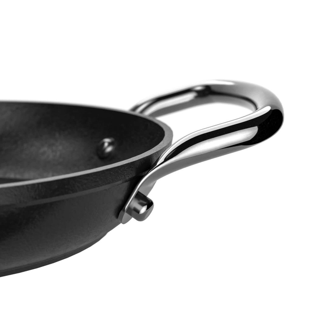Set Sartenes y Paila Aluminio Forjado Black 28 cm, 24 cm y 16 cm