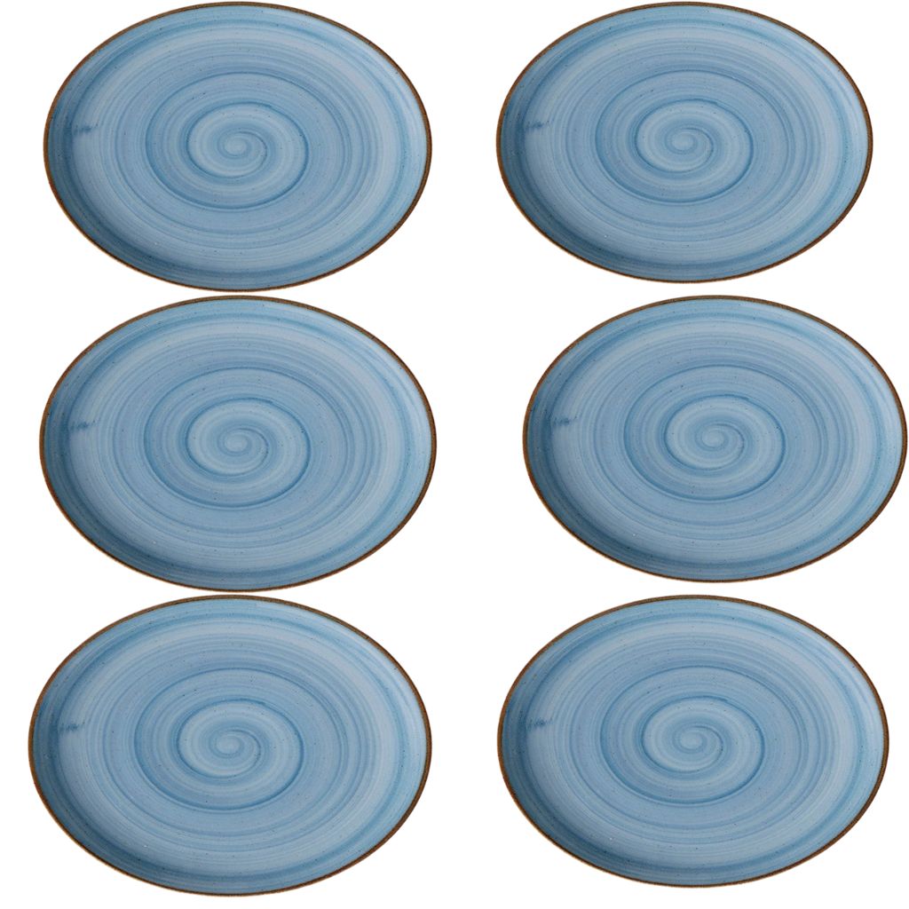 Sets de Platos Artisan en Porcelana  Azul/Mar Artisan – 17,3 cm, 20,3 cm,  23 cm y 28 cm