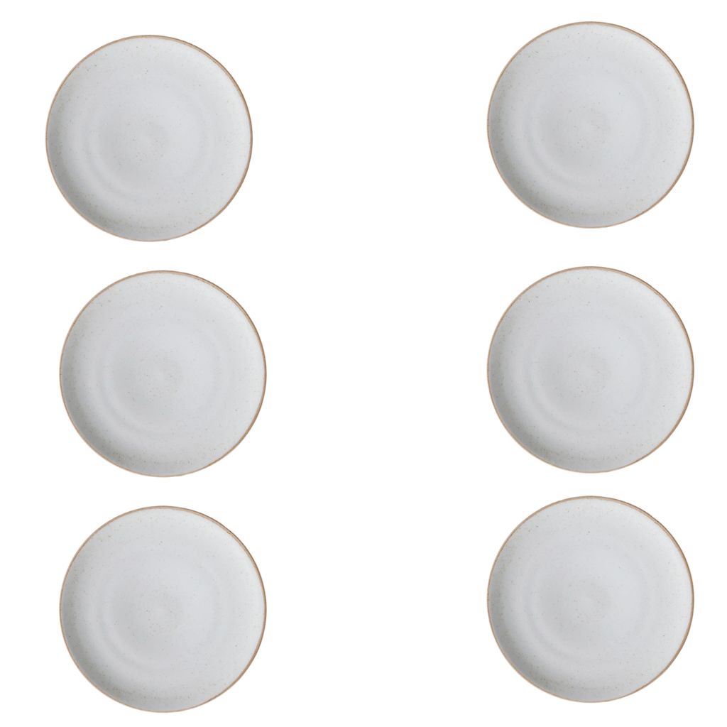 Set de Platos Blanco/Beige Artisan 17,3 cm, 28 cm y 23 cm