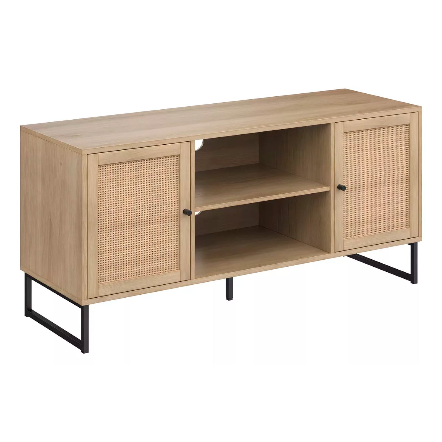 Rack de TV o Buffet Rattan Rustico Dos Puertas