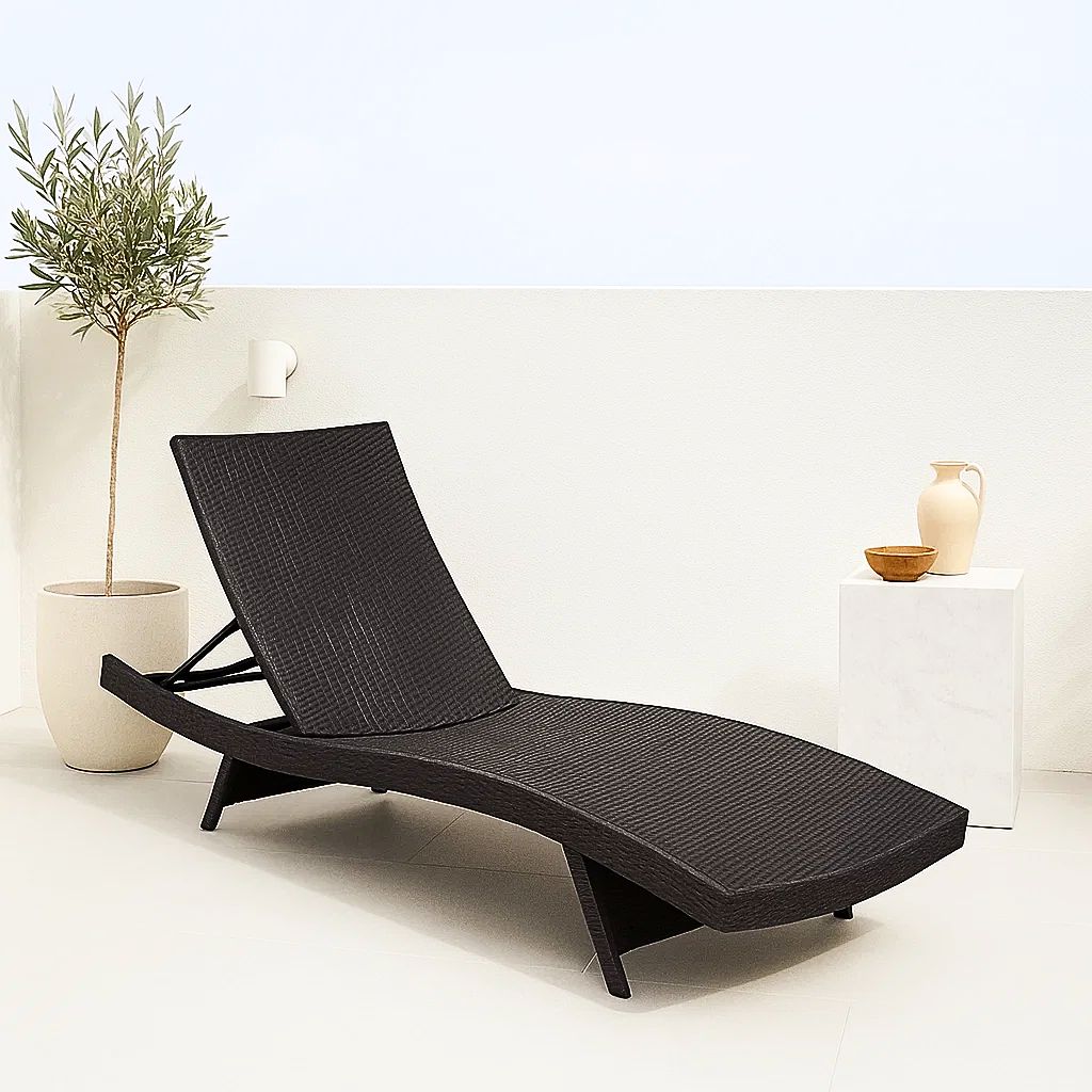 Reposera Moderna para Terraza o Piscina 195 cm