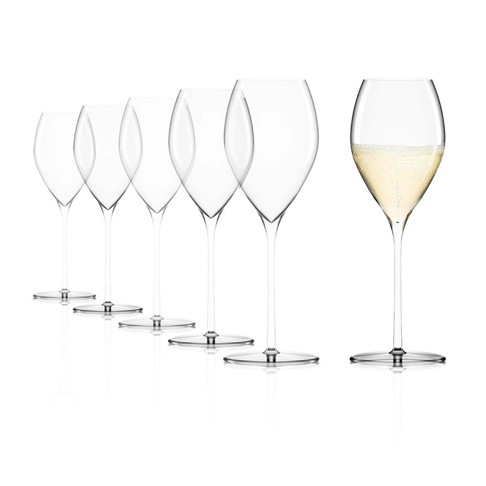 Set 6 Copa Stölzle Lausitz Copas Fino Champagne 425 Ml De Cristal