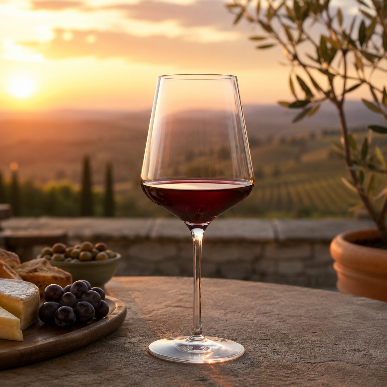 Set 6 Copas Vino Cristal  Bekaa Valley Hausmann 544 ml
