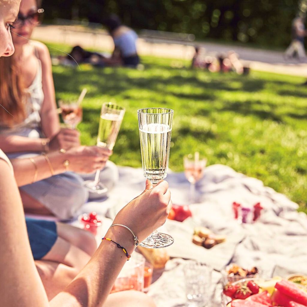 Set de 6 copas flute 170 ml Macassar Cristal d'Arques