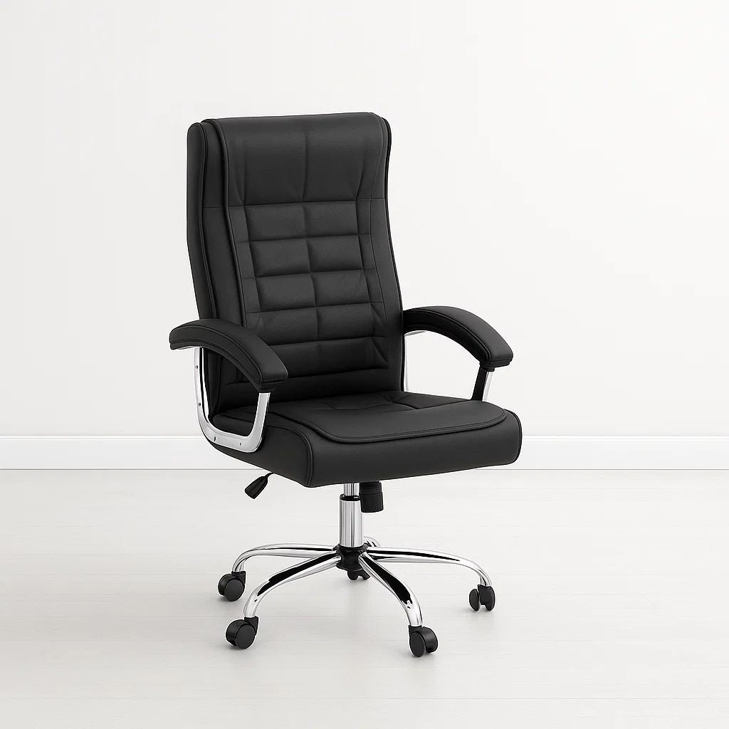 Silla Toscana Ejecutiva de Oficina - Negro