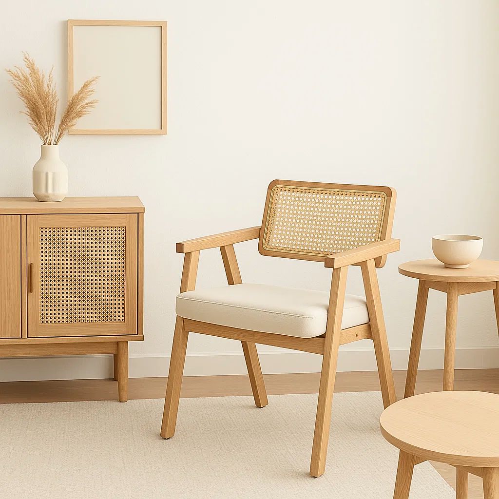 Butaca Rattan - Madera