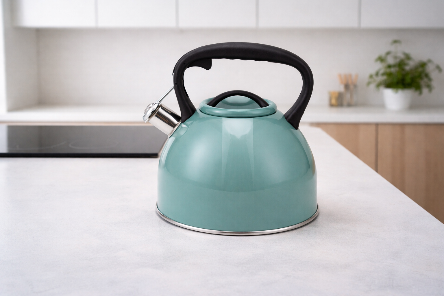 Tetera Acero Inoxidable Color Turquesa 3 L