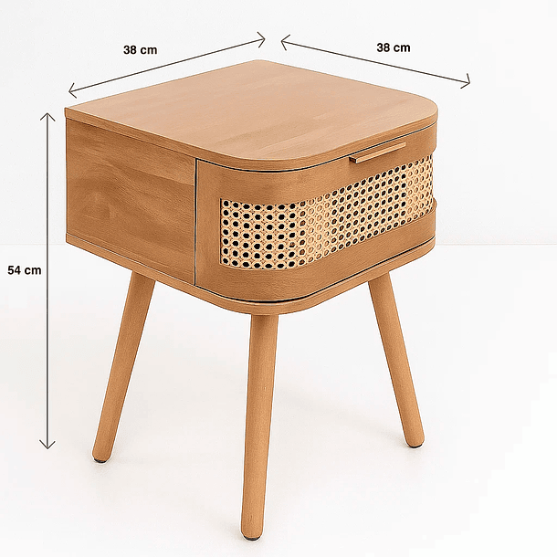 Velador Siena Rattan - Natural