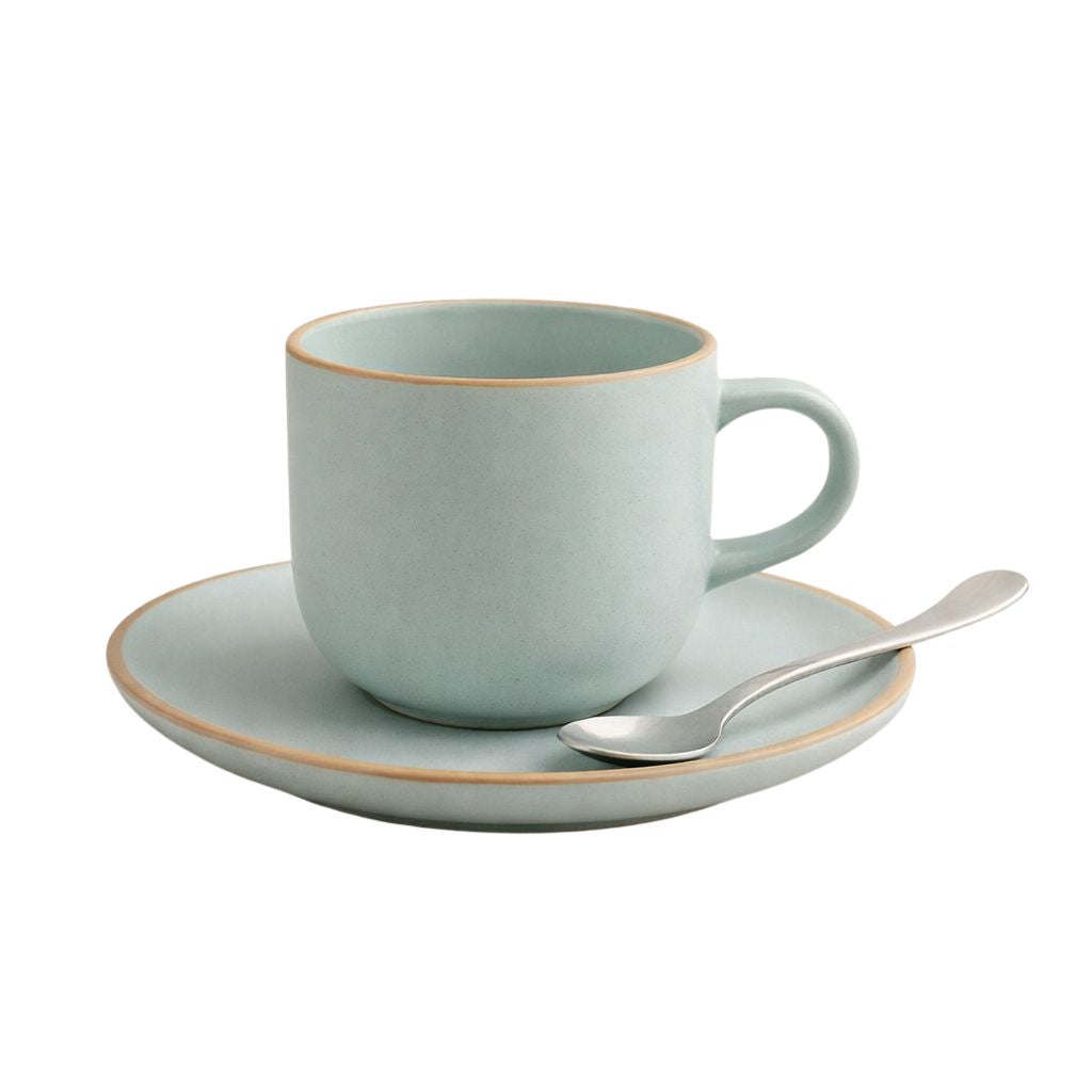 Juego de Té de 12 Piezas  Amalfi Hallen  con 6 cucharas 2.0 mm