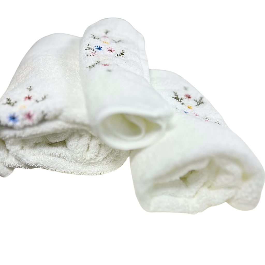 Set Baño & Spa Royal Touch Floral Azzurro