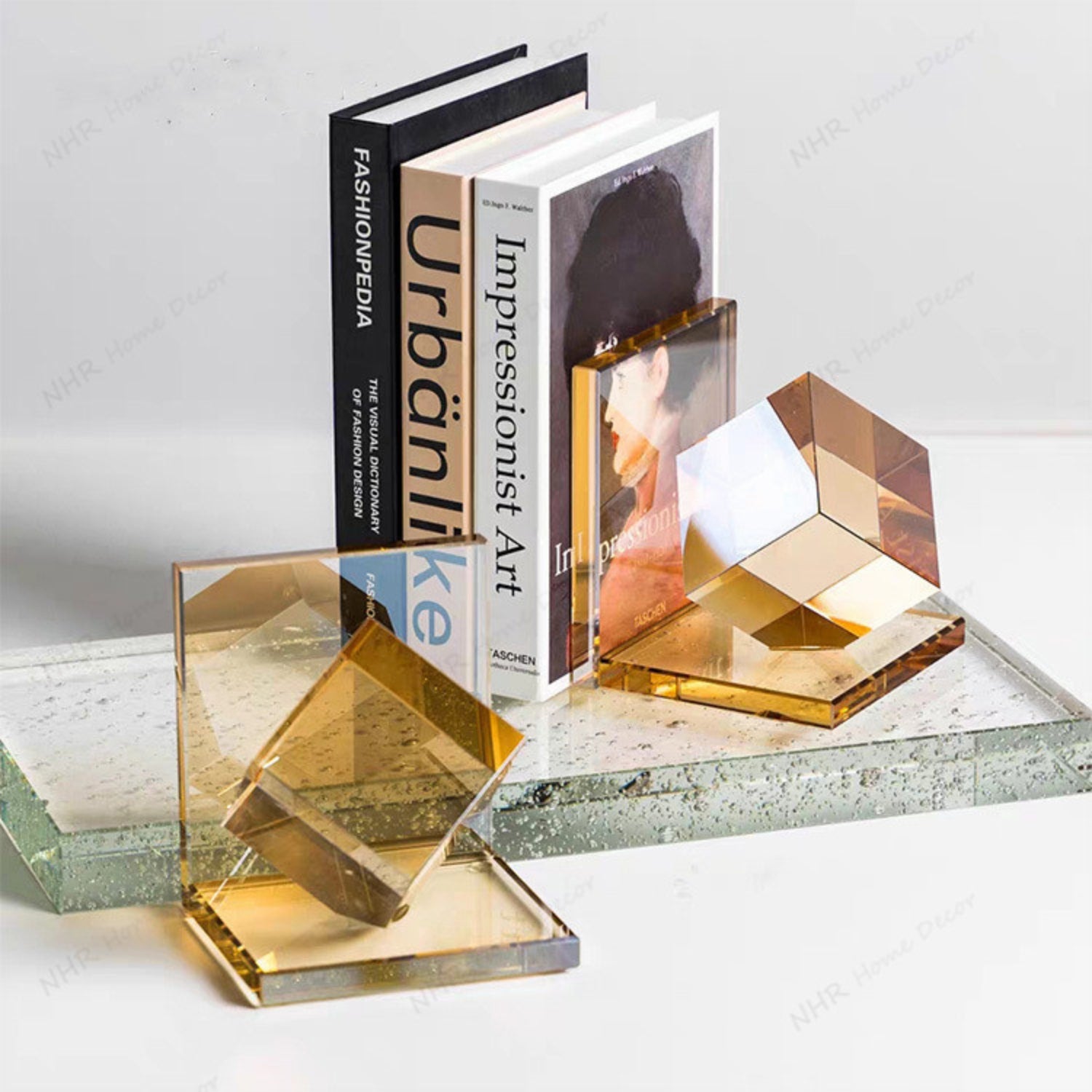 Sujeta Libros De Vidrio