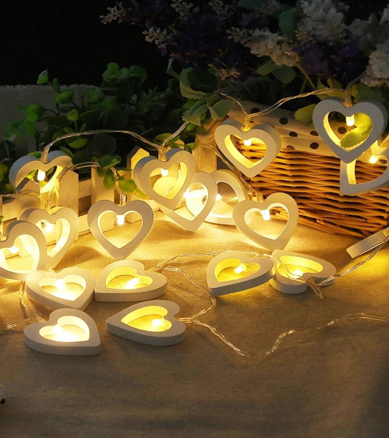 Luz led 10 Corazones