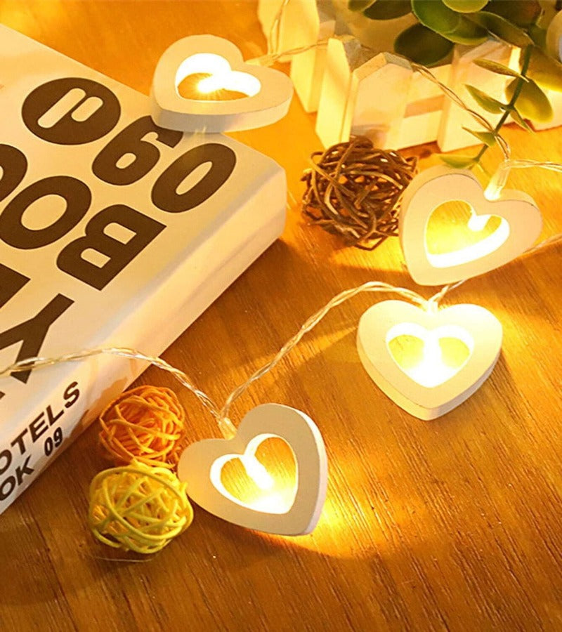 Luz led 10 Corazones