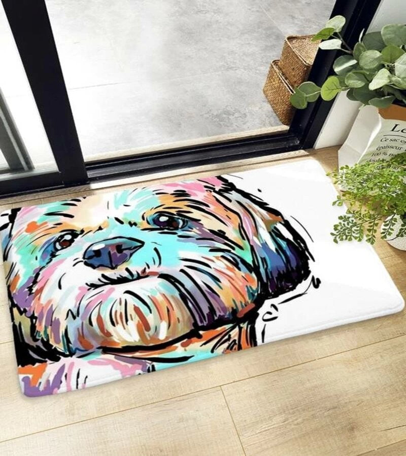 Alfombra limpiapies Perro Shih Tzu