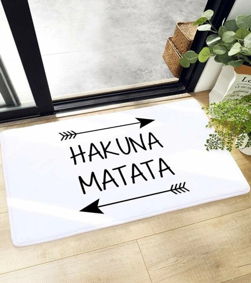 Limpiapiés alfombra hakuna matata
