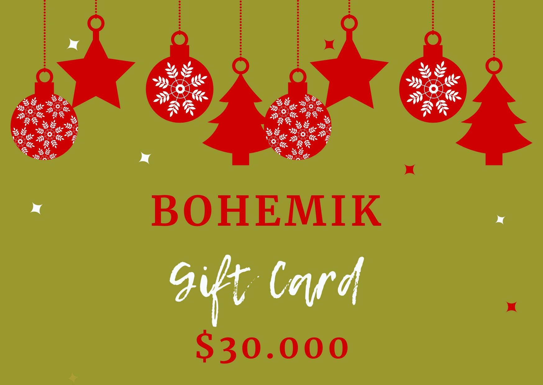 Gift Card Bohemik Navidad