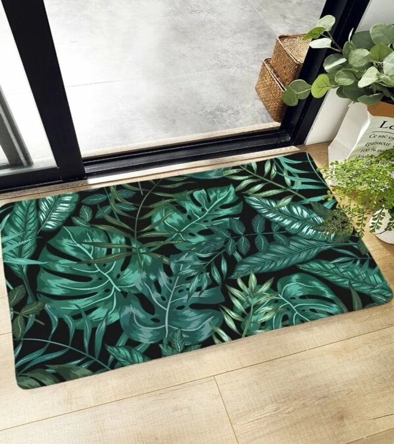Limpiapiés alfombra tropical