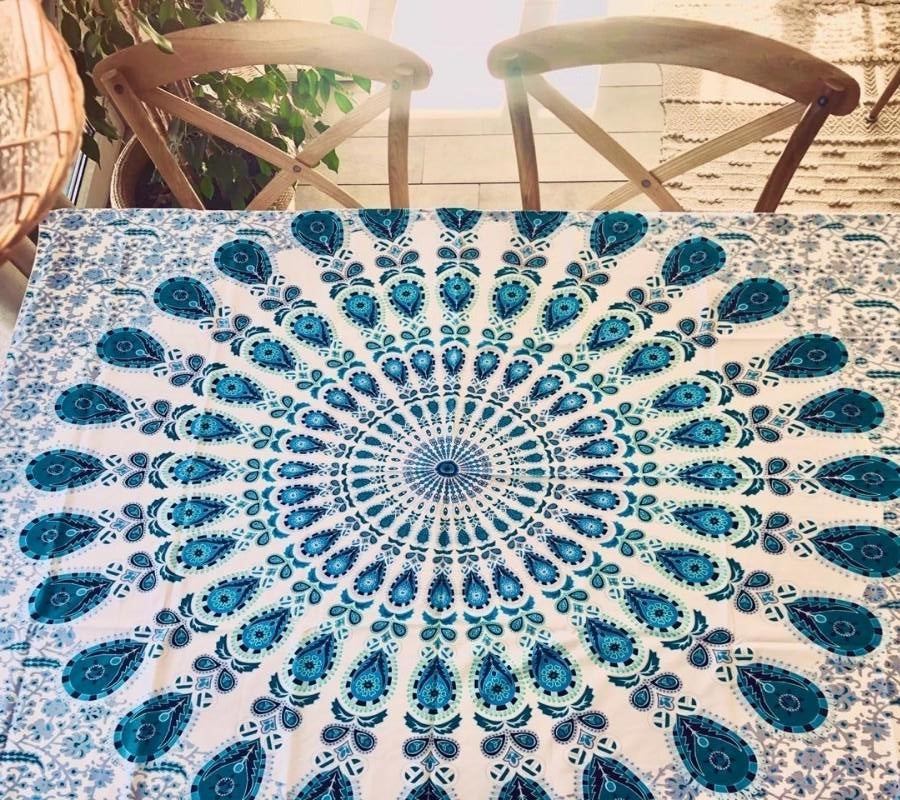 Mantel blanco mandala