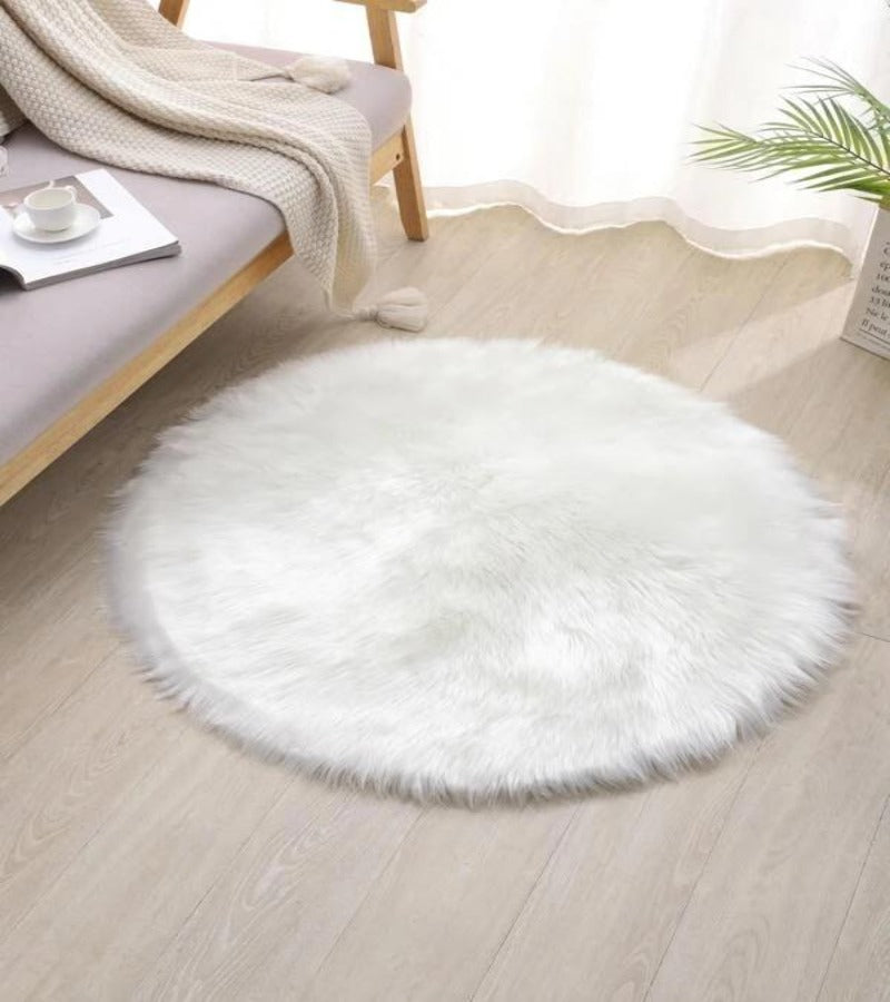 Alfombra Felpa Redonda