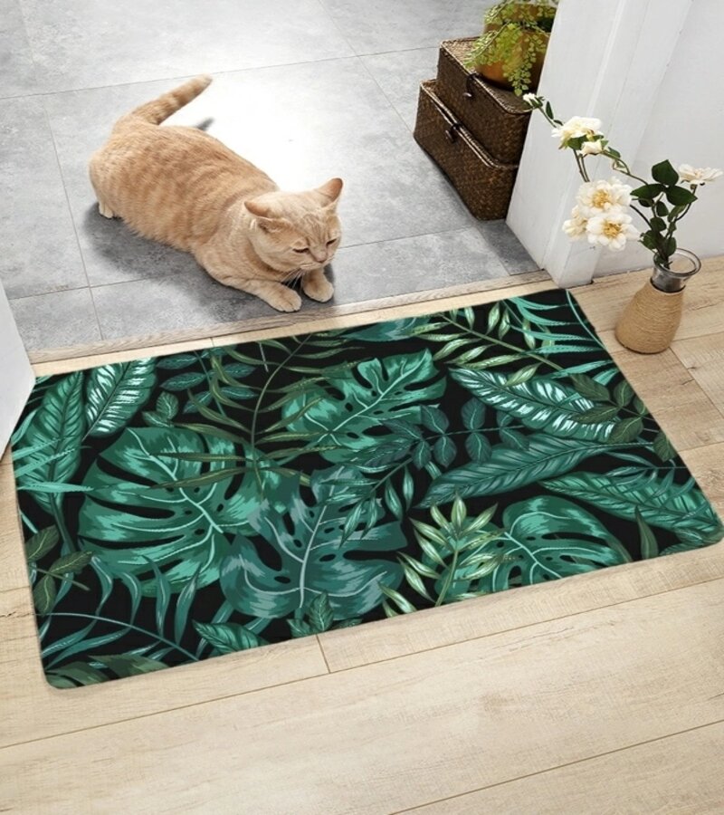 Limpiapiés alfombra tropical