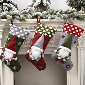 Pack 3 Botas de Navidad Viejo Pascuero
