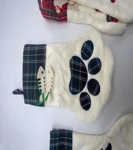 Pack 2 Botas Navidad Patas de Perrito y Gatito