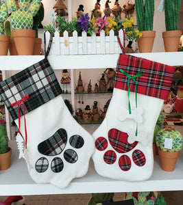 Pack 2 Botas Navidad Patas de Perrito y Gatito
